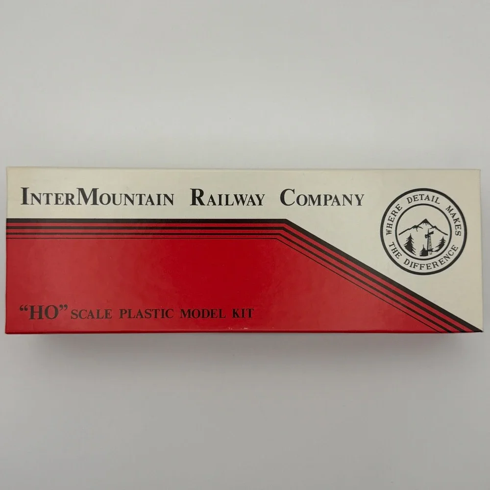InterMountain Cylindrical Grain Car HO Scale Gray Undecorated 4-Bay Hopper Kit